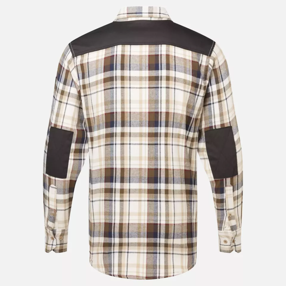 Portwest KX370BRC, KX3 Check Work Shirt, Brown Check, image 2, gallery thumbnail