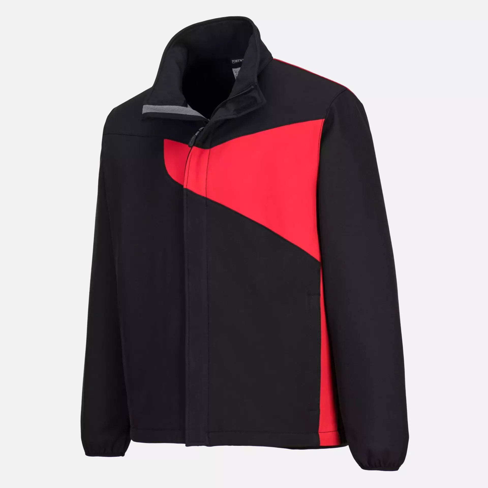 Portwest PW271BDR, PW2 Softshell (2L), Black/Red, image 4