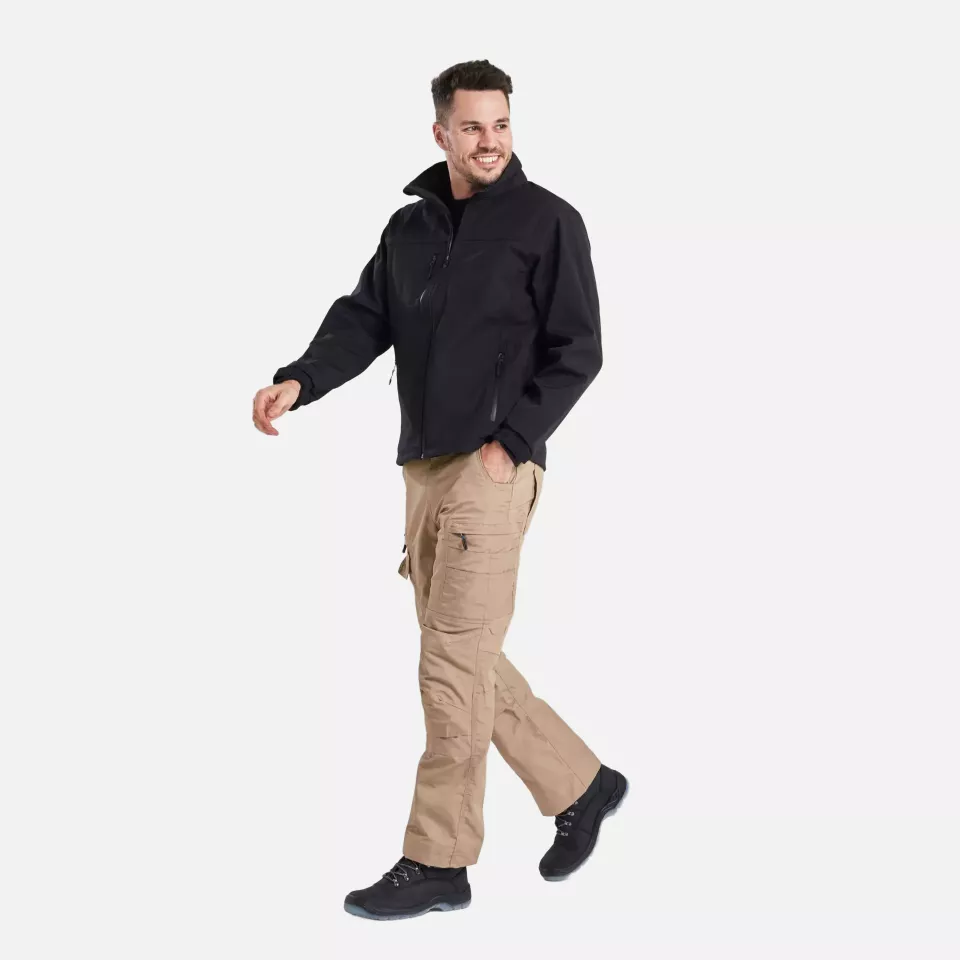 Portwest T802BKR, KX3 Ripstop Trousers, Black, image 7, gallery thumbnail