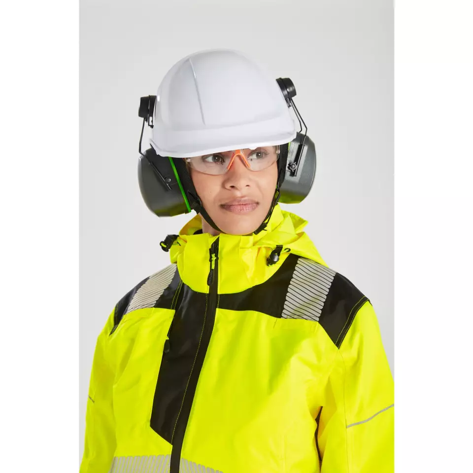 Portwest PW389YBR, PW3 Hi-Vis Women's Rain Jacket, Yellow/Black, image 5, gallery thumbnail