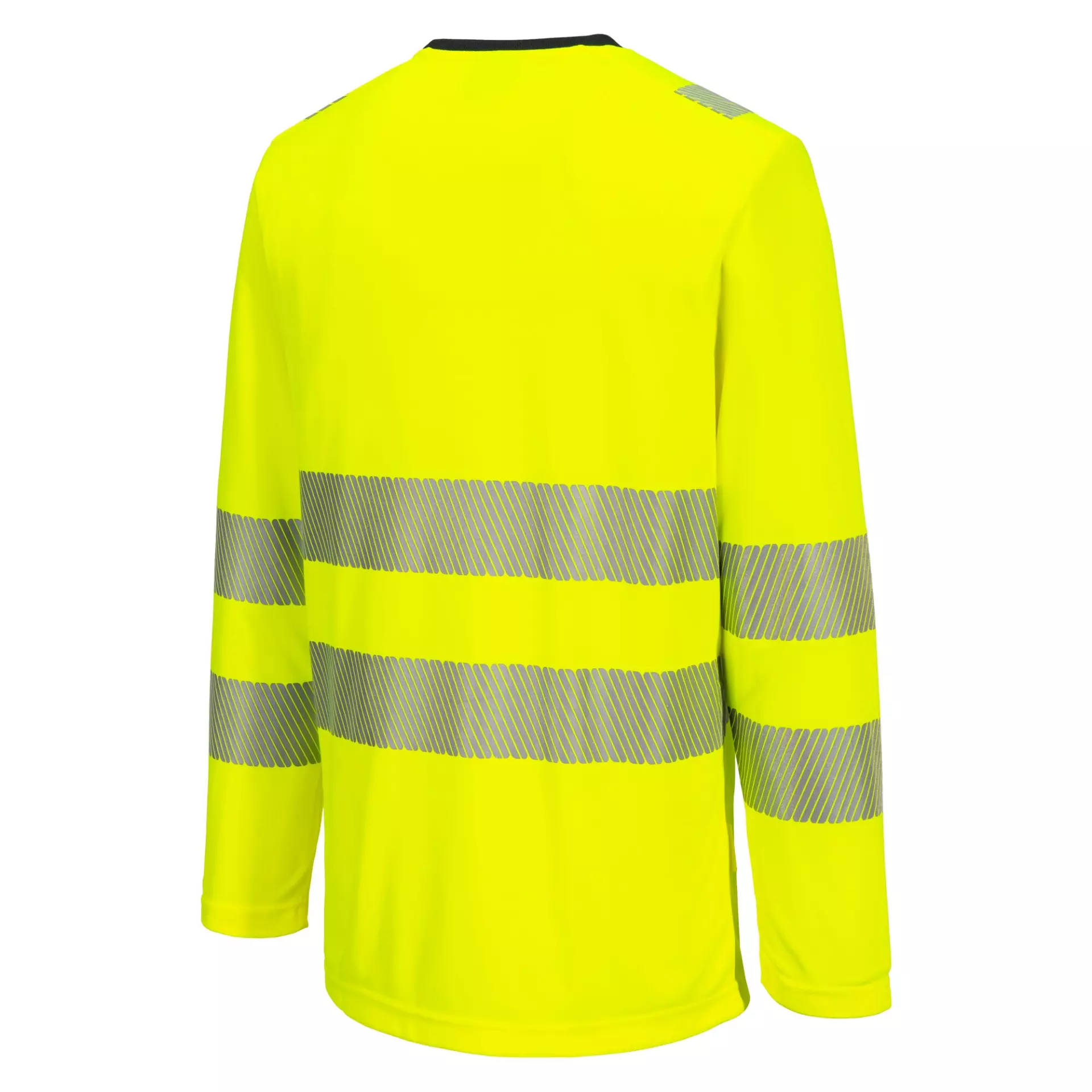 Portwest DX416YBR, DX4 Hi-Vis T-Shirt L/S, Yellow/Black, image 4