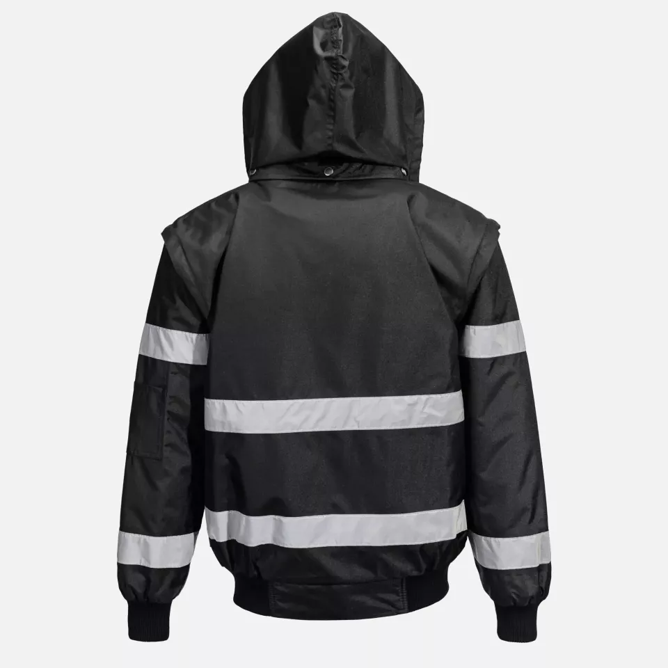 Portwest S435BKR, Iona 4-in-1 Pilotenjacke, Schwarz, image 2, gallery thumbnail