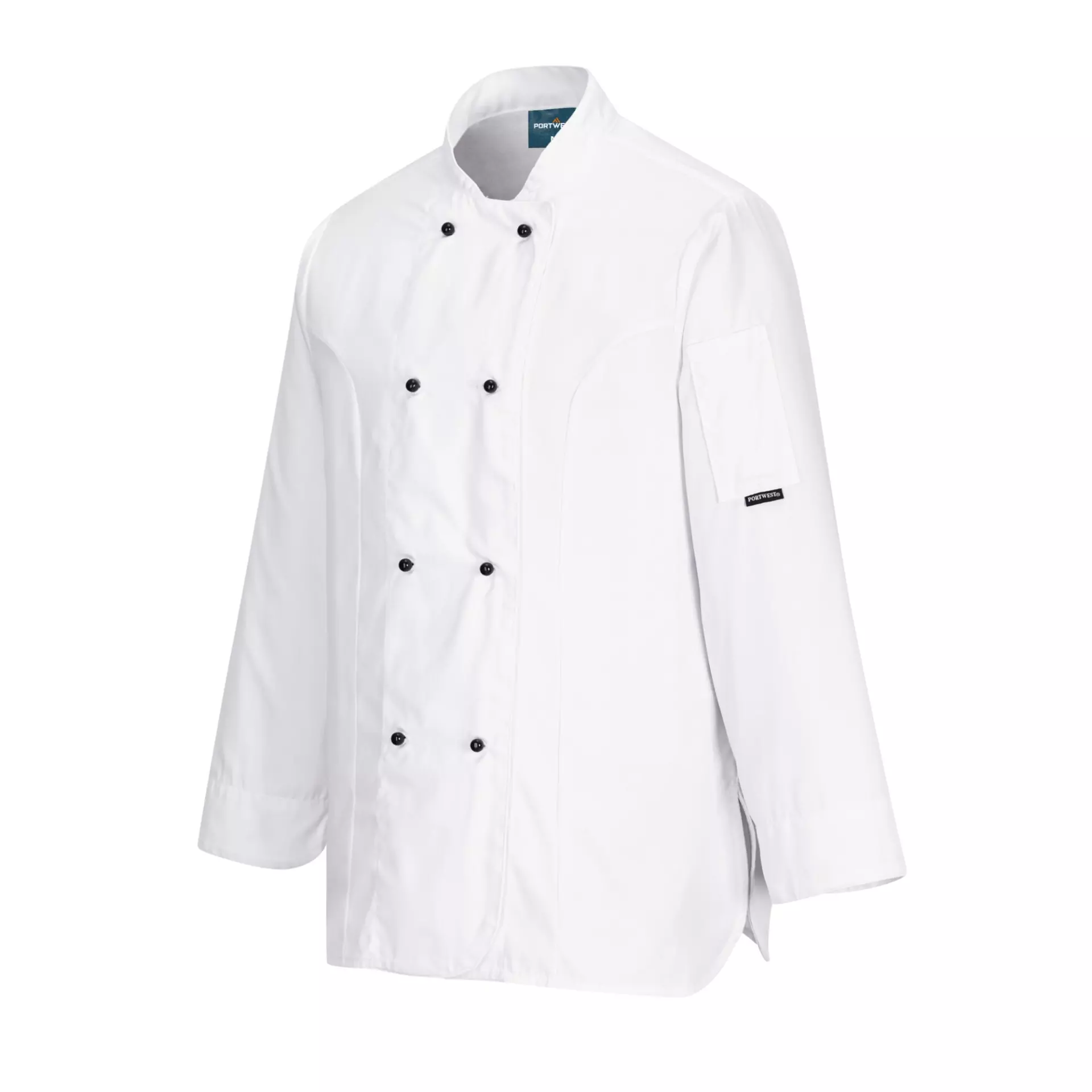 Portwest C837WHR, Chef's Women's MeshAir Rachel Jacket L/S, White, image 3