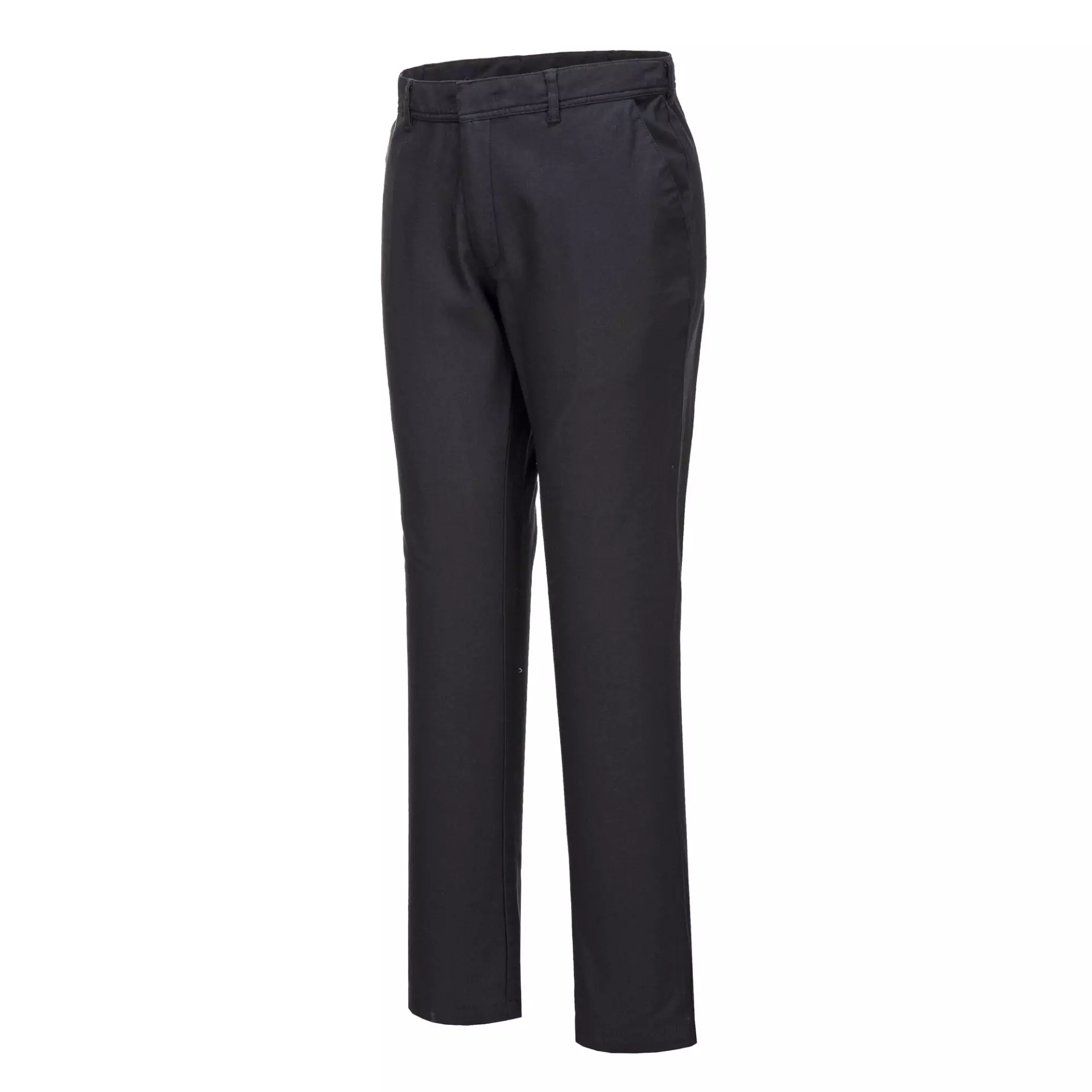 Portwest S232BKS, WX2 Eco Stretch Slim Chino Trousers, Black Short, image 3