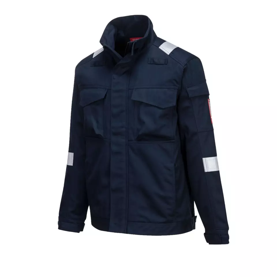Portwest FR68NAR, Bizflame Industry FR Jacket, Navy, image 6, gallery thumbnail