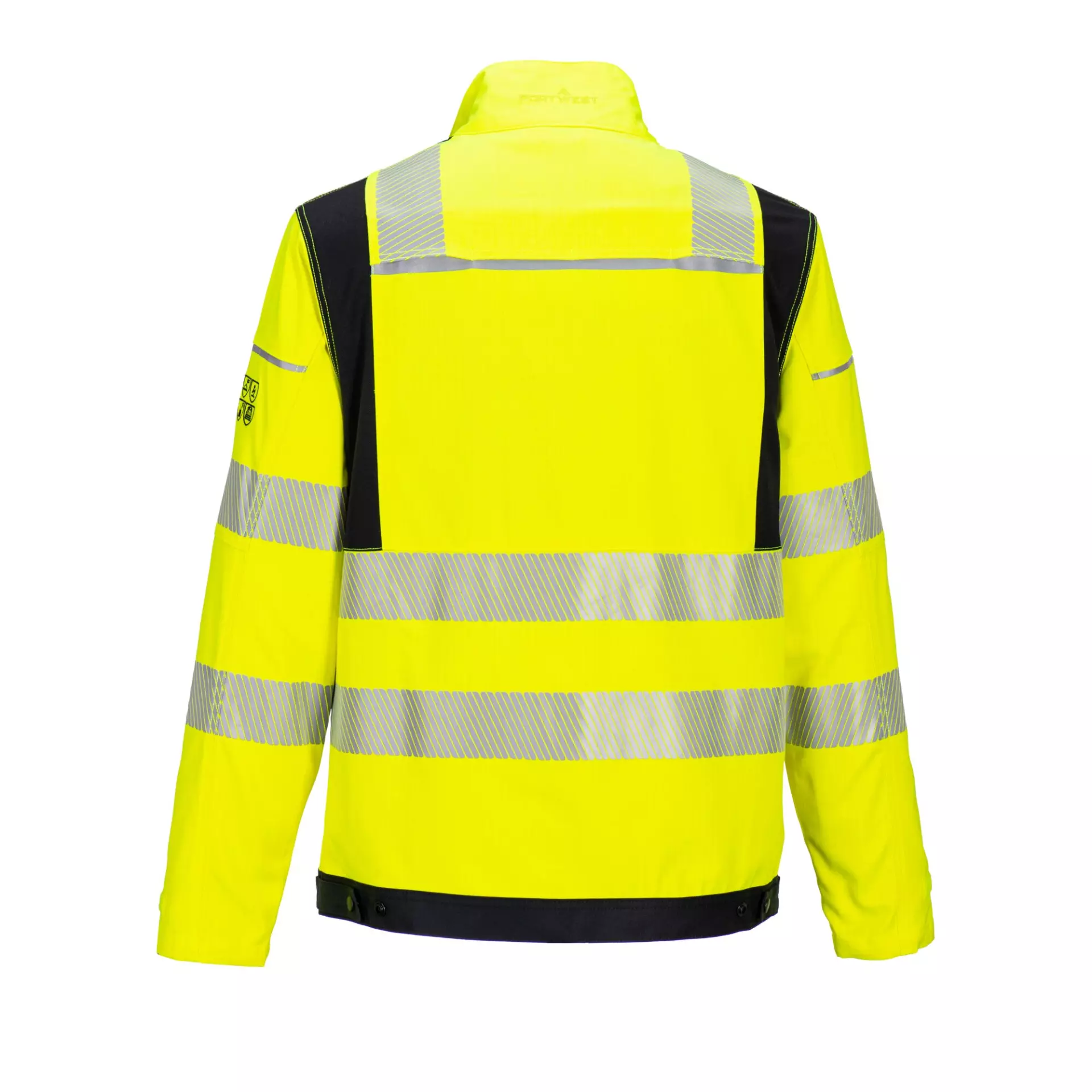 Portwest FR714YBR, PW3 FR Modaflame Hi-Vis Work Jacket, Yellow/Black, image 2