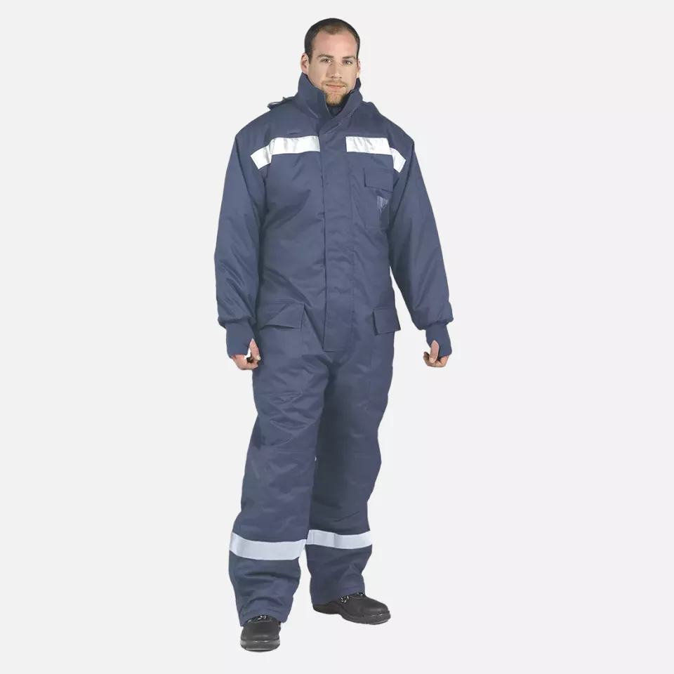 Portwest CS12NAR, ColdStore Coverall, Navy, image 1, gallery thumbnail
