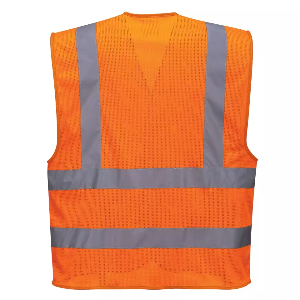 Portwest C370ORR, Hi-Vis Mesh Band and Brace Vest, Orange, image 2, gallery thumbnail