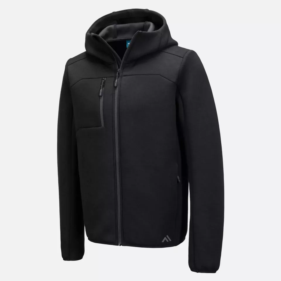 Portwest KX372BKR, KX3 Tech Fleece, Black, image 4, gallery thumbnail