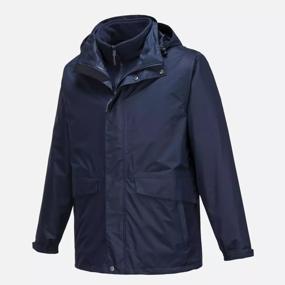 Portwest S507NAR, Argo 3-in-1 Jacket, Navy, image 3, gallery thumbnail
