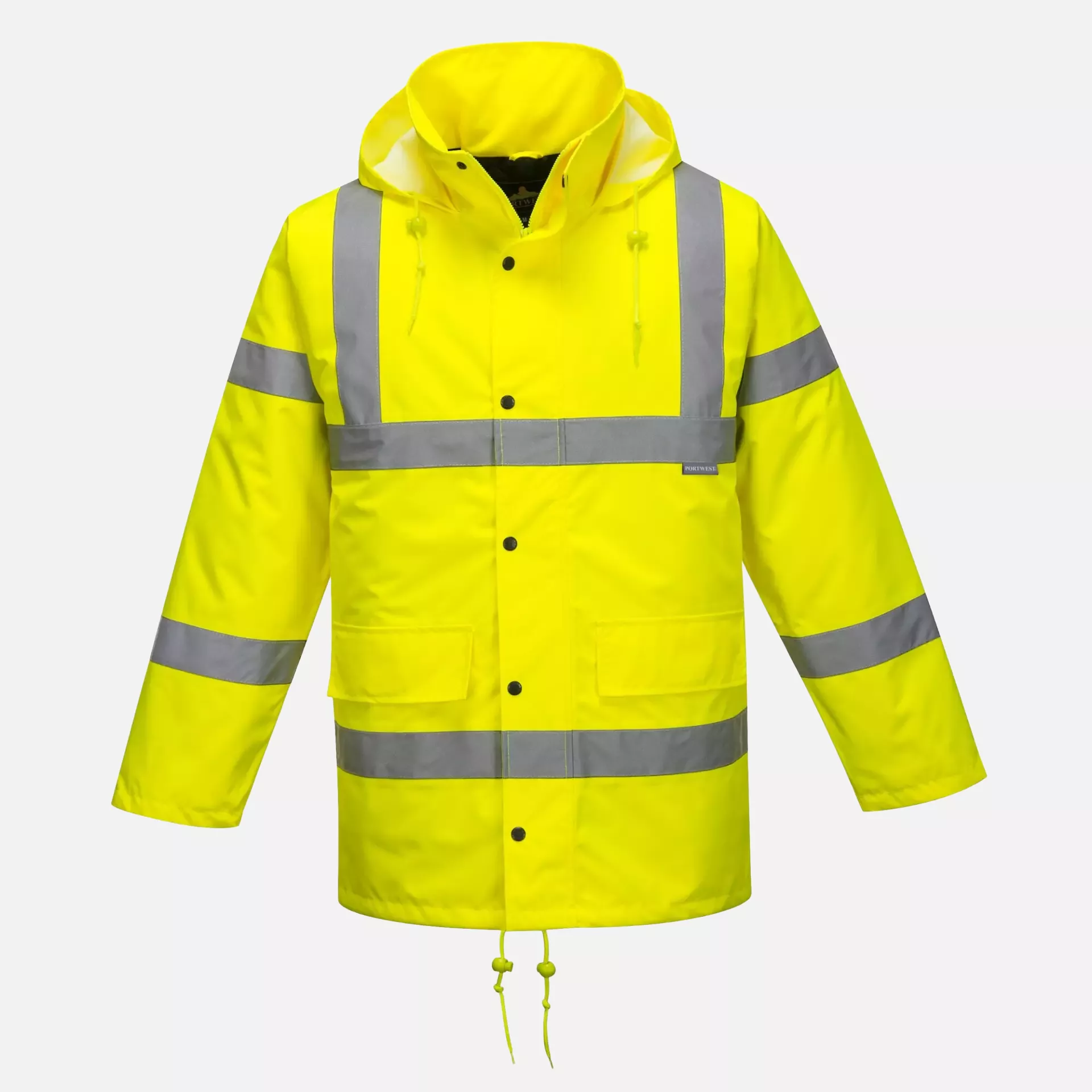 Portwest S461YER, Hi-Vis Breathable Winter Traffic Jacket, Yellow, image 2