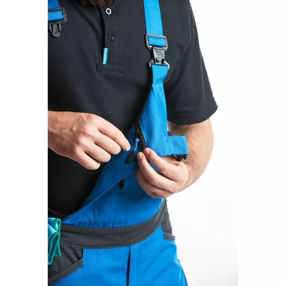 Portwest T704PBR, WX3 Bib and Brace, Persian Blue, image 5, gallery thumbnail