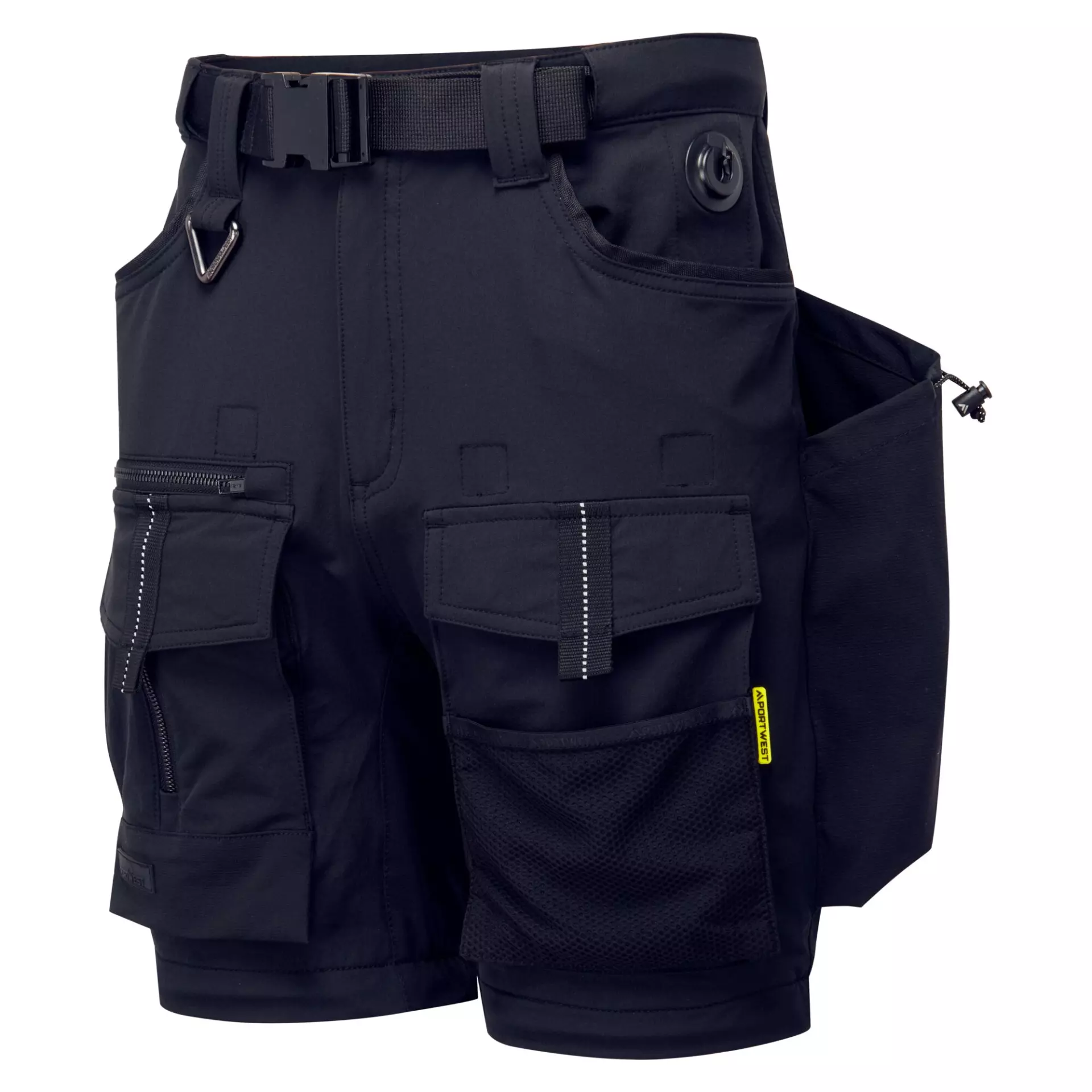 Portwest BX321BKY, Ultimate Modular 3-in-1 Trousers, Black/Yellow, image 6