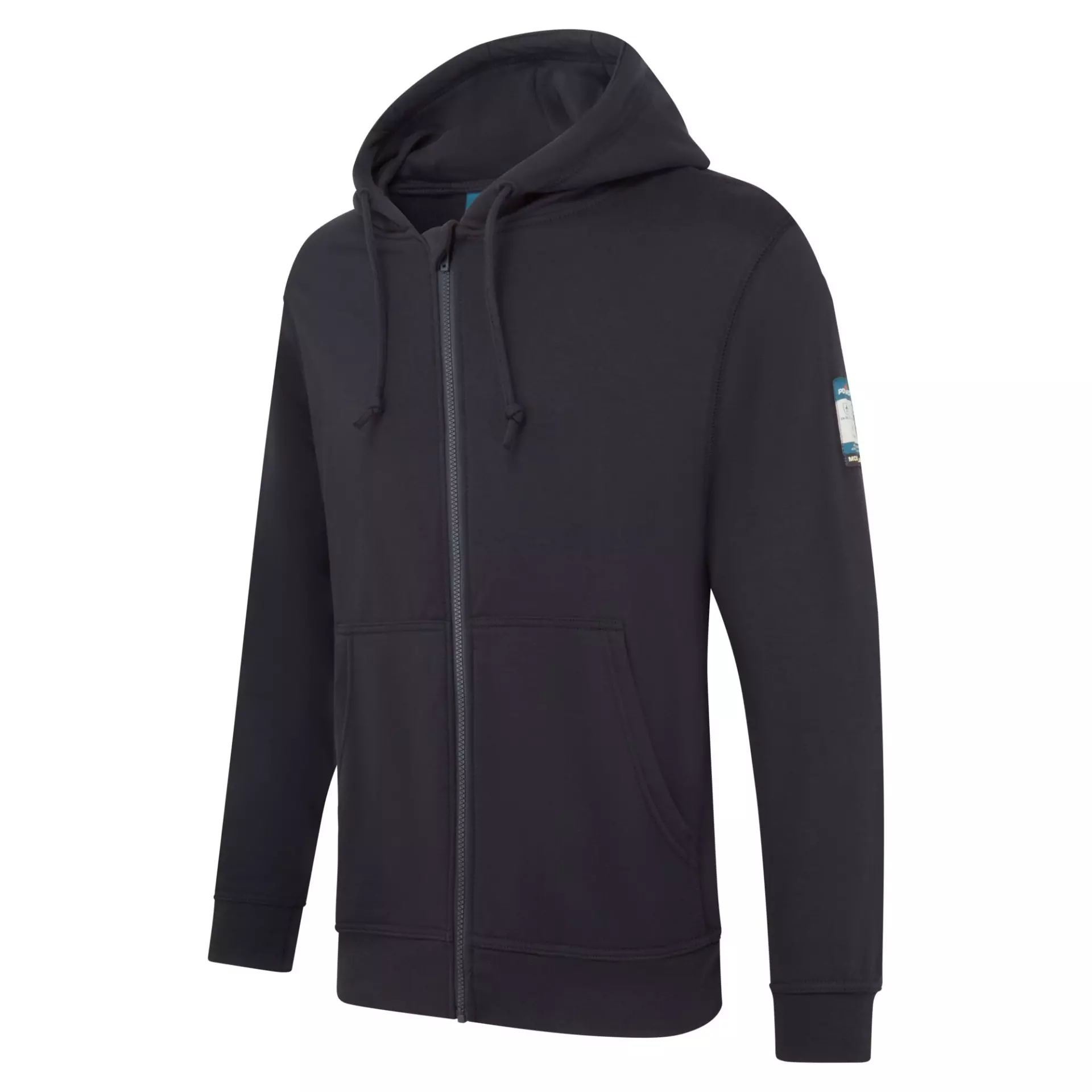 Portwest FR81NAR, Modaflame Knit Zip Front Hooded FR Sweatshirt, Navy, image 5