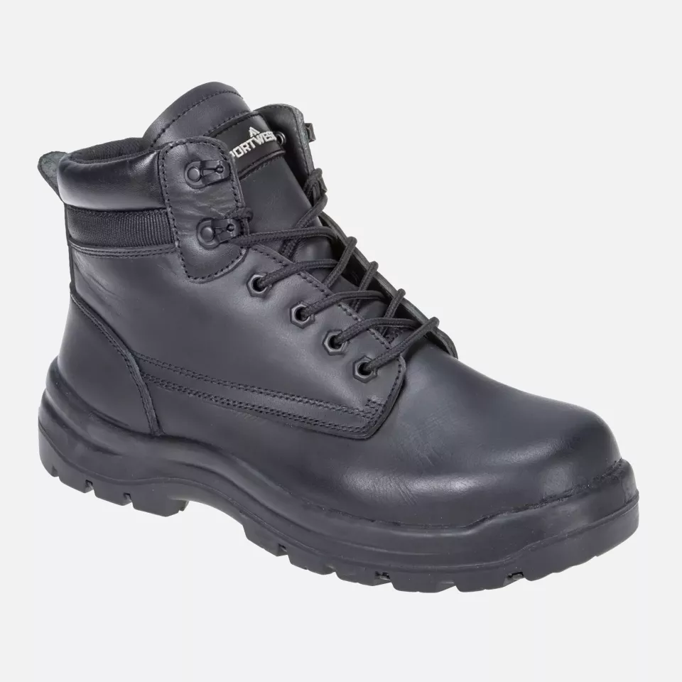 Portwest FD11BKR, Foyle Safety Boot S3 HRO CI HI FO, Black, image 1, gallery thumbnail