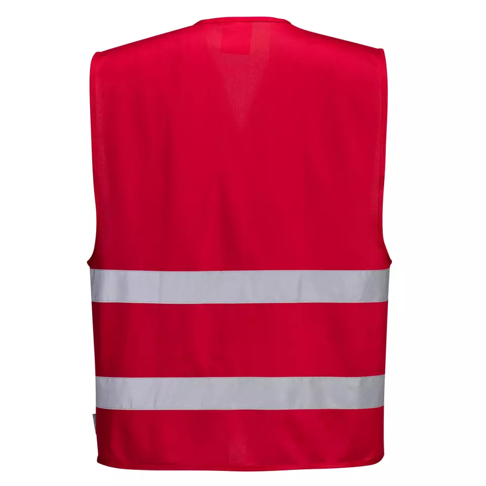 Portwest F474RER, Iona Vest, Red, image 2, gallery thumbnail