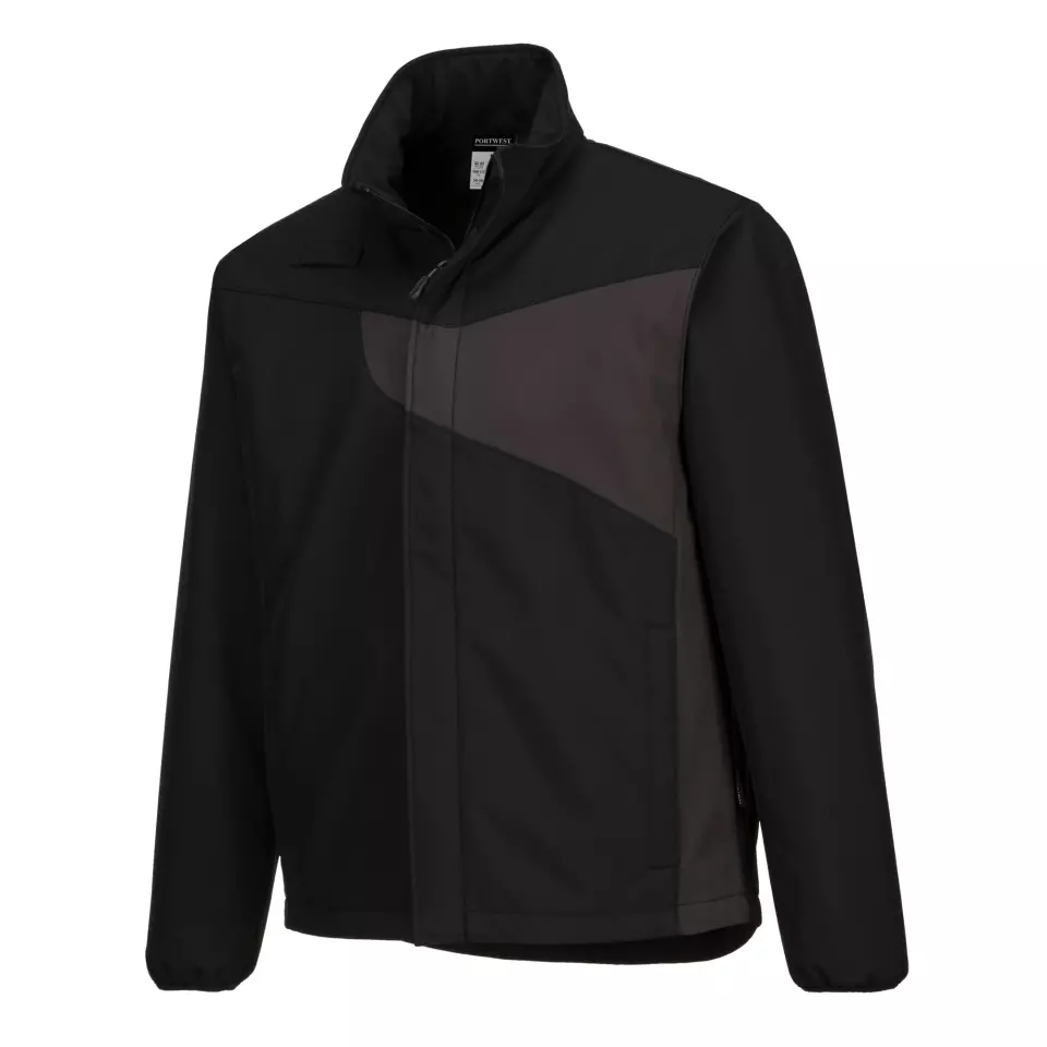 Portwest PW271BZR, PW2 Softshell (2L), Black/Zoom Grey