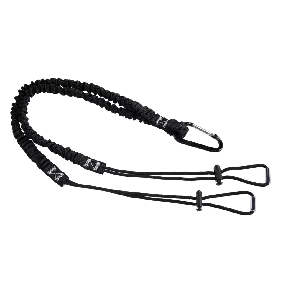Portwest FP54BKR, Double Tool Lanyard, Black, image 1, gallery thumbnail