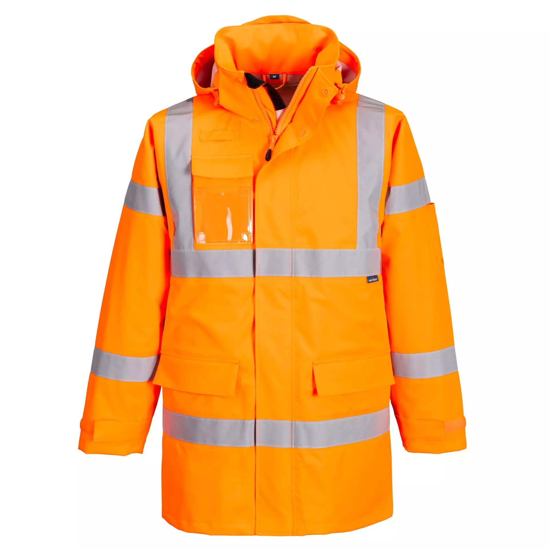 Portwest S599ORR, Extreme Warnschutz-Regenjacke (3L), Orange