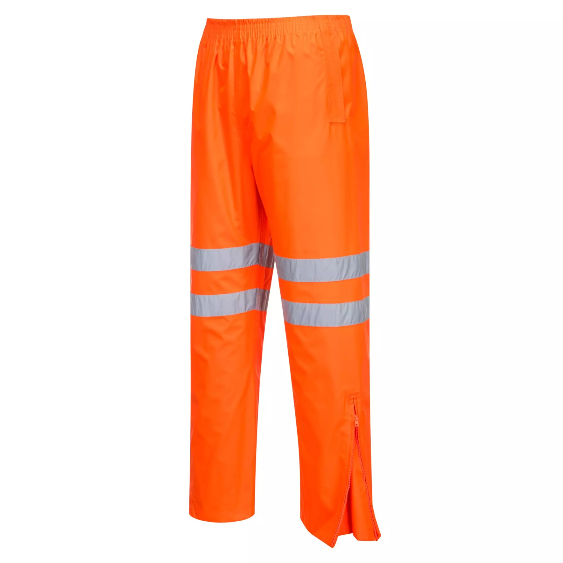 Portwest RT31ORR, Hi-Vis Rain Traffic Trousers, Orange, image 3