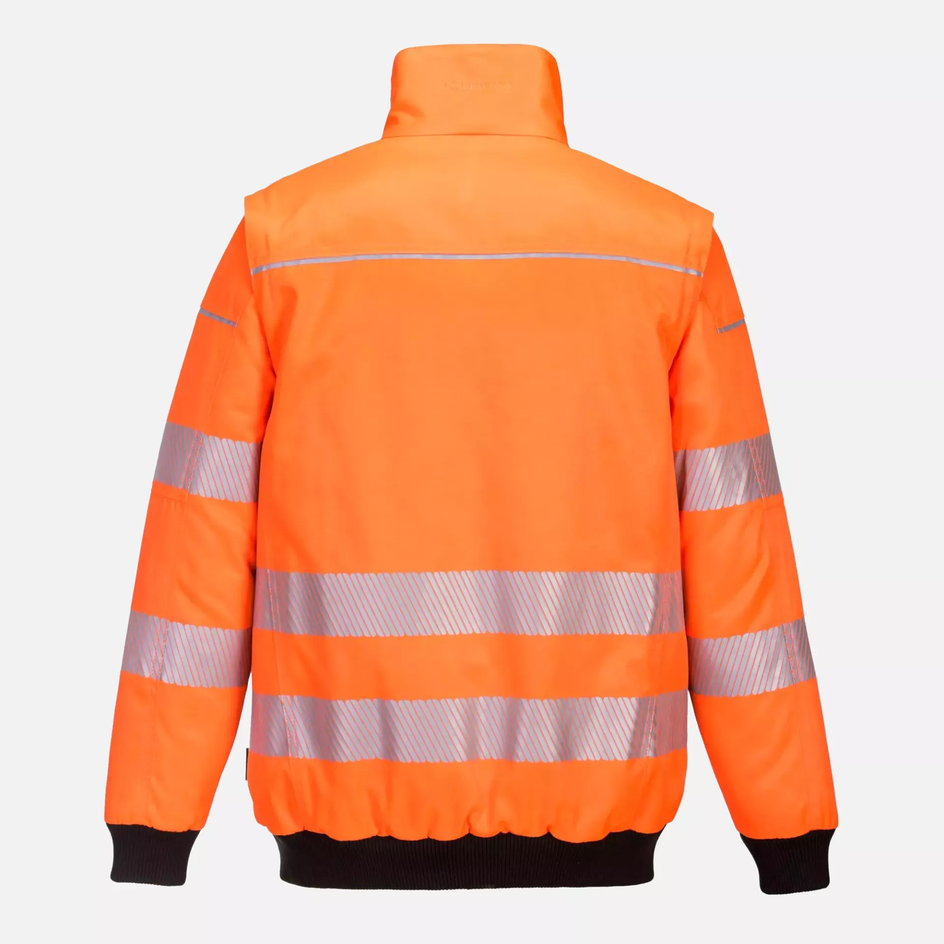 Portwest PW302OBR, PW3 Hi-Vis 3-in-1 Pilot Jacket, Orange/Black, image 2