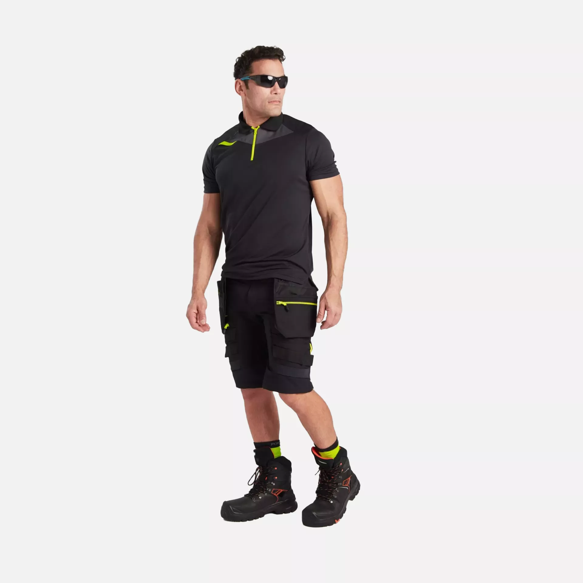 Portwest DX410BKR, DX4 Kurzarm-Poloshirt, Schwarz, image 6