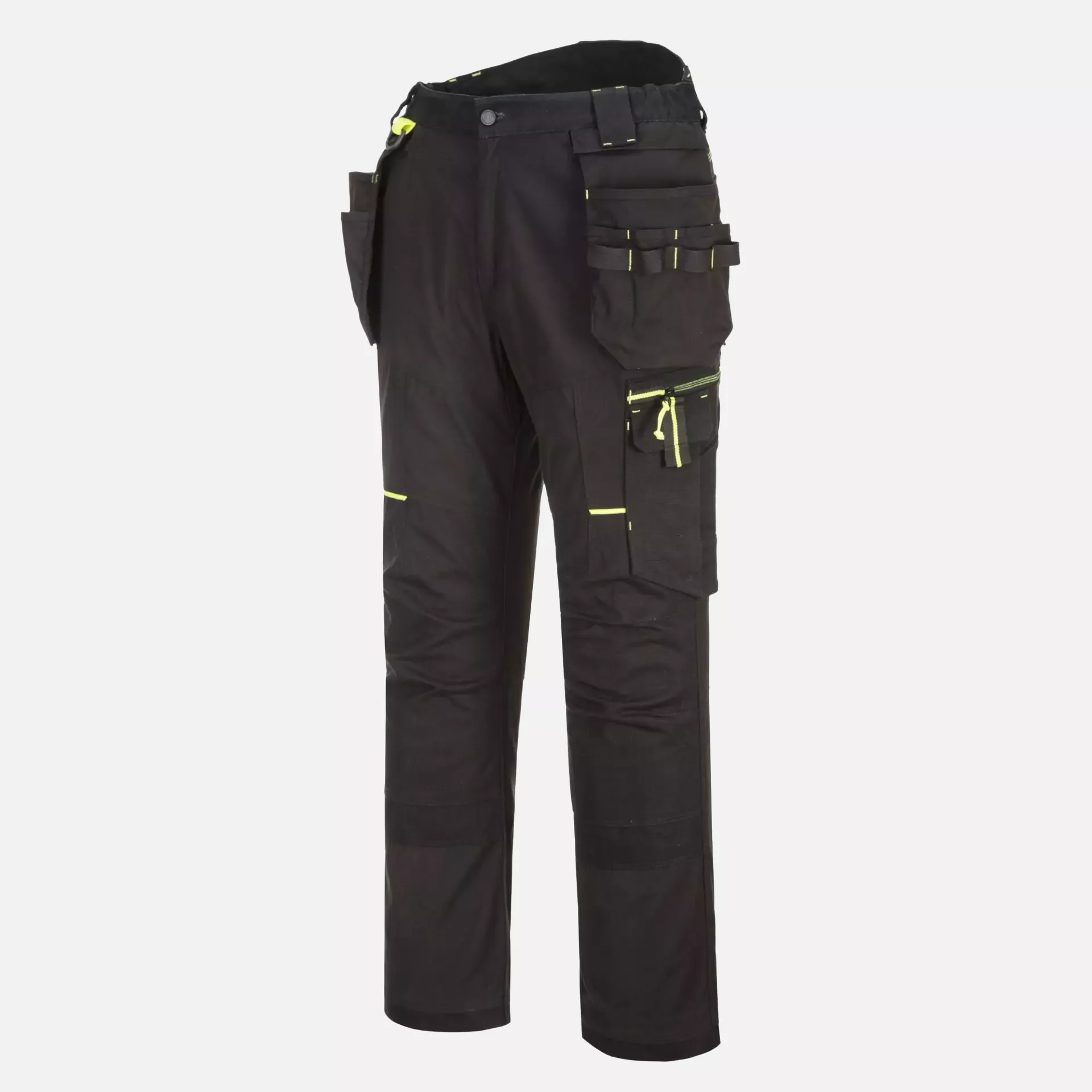 Portwest T706BKR, WX3 Eco Stretch Holster Trousers, Black, image 3