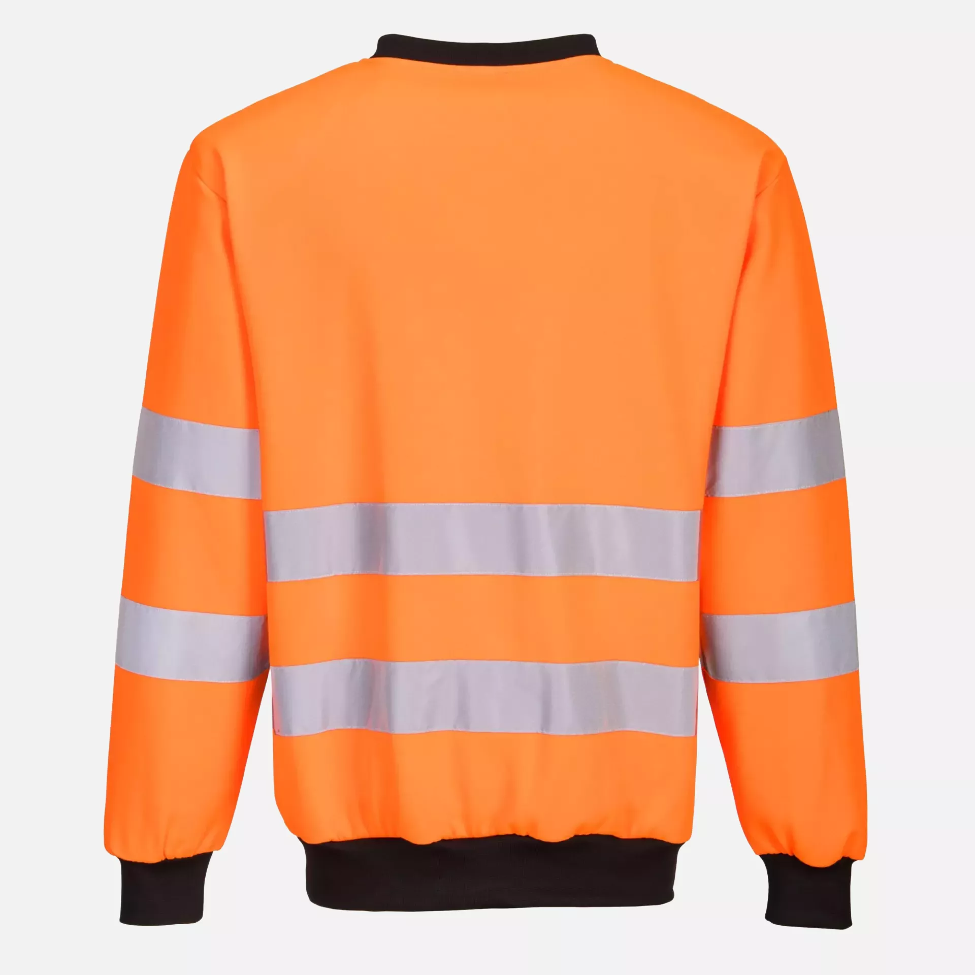 Portwest PW277OBR, PW2 Hi-Vis Sweatshirt, Orange/Black, image 2