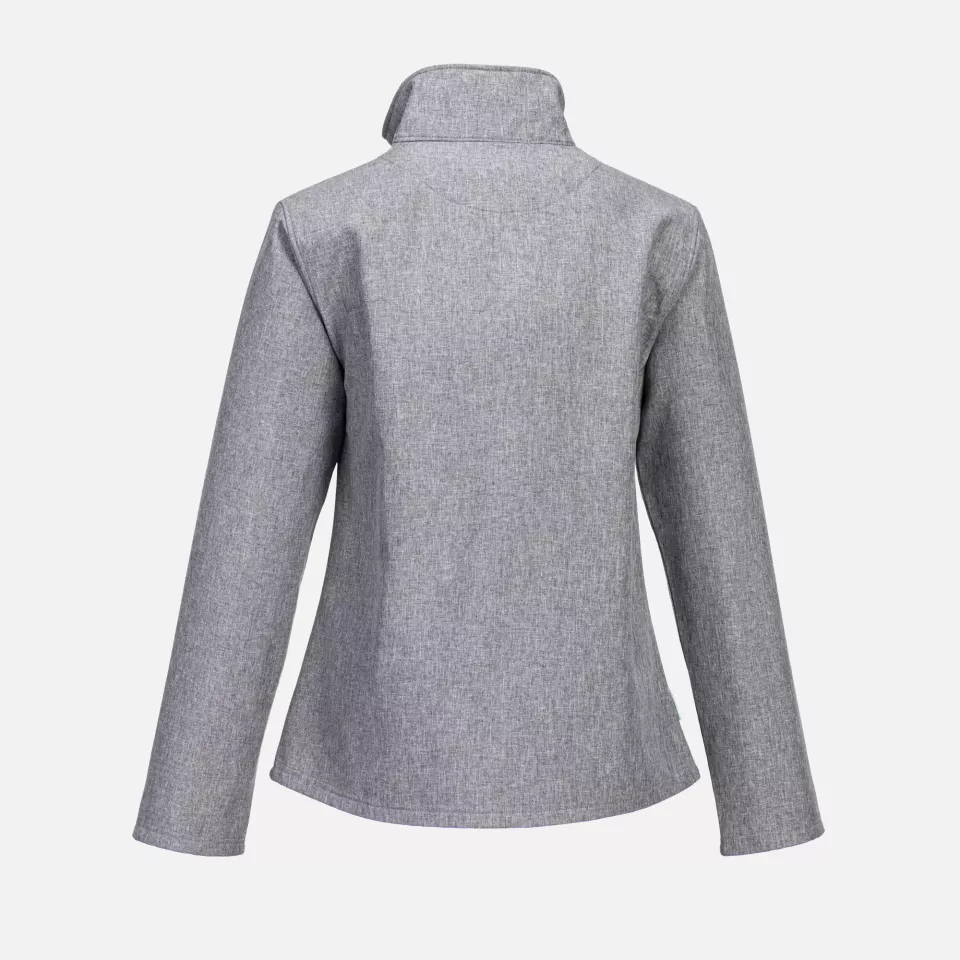 Portwest TK21GMR, Women's Print and Promo Softshell (2L), Grey Marl, image 2, gallery thumbnail