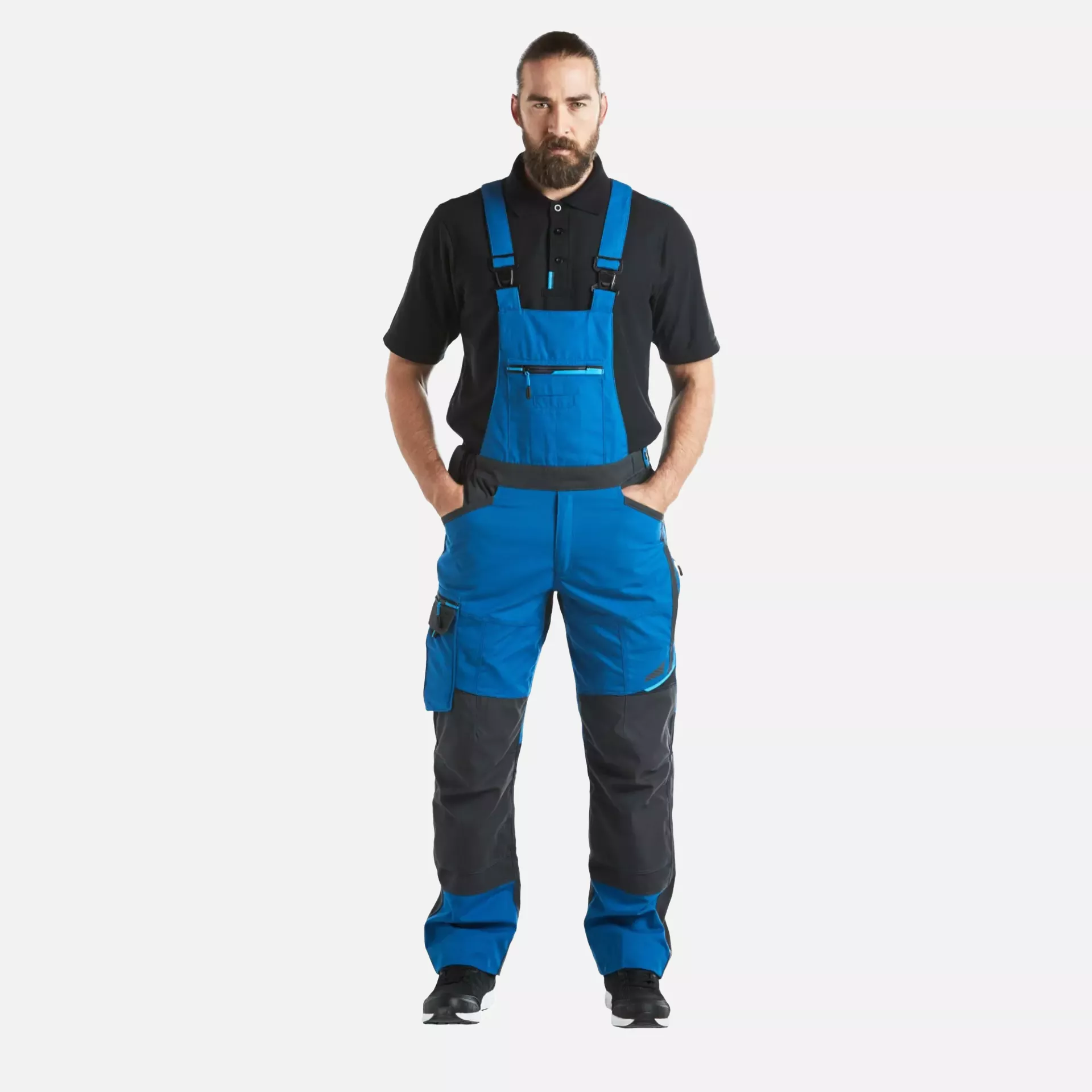 Portwest T704PBR, WX3 Bib and Brace, Persian Blue, image 3