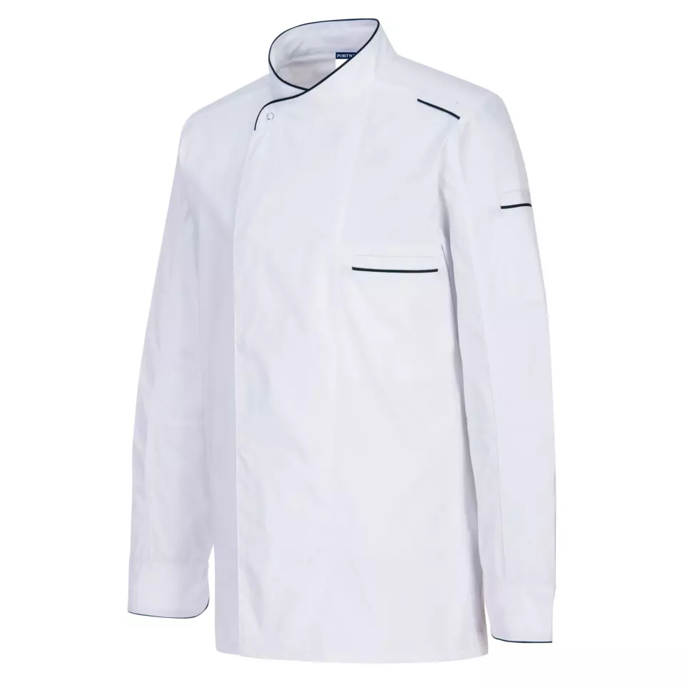 Portwest C835WHR, Chef's Mesh Air Pro Surrey Jacket L/S, White, image 4, gallery thumbnail