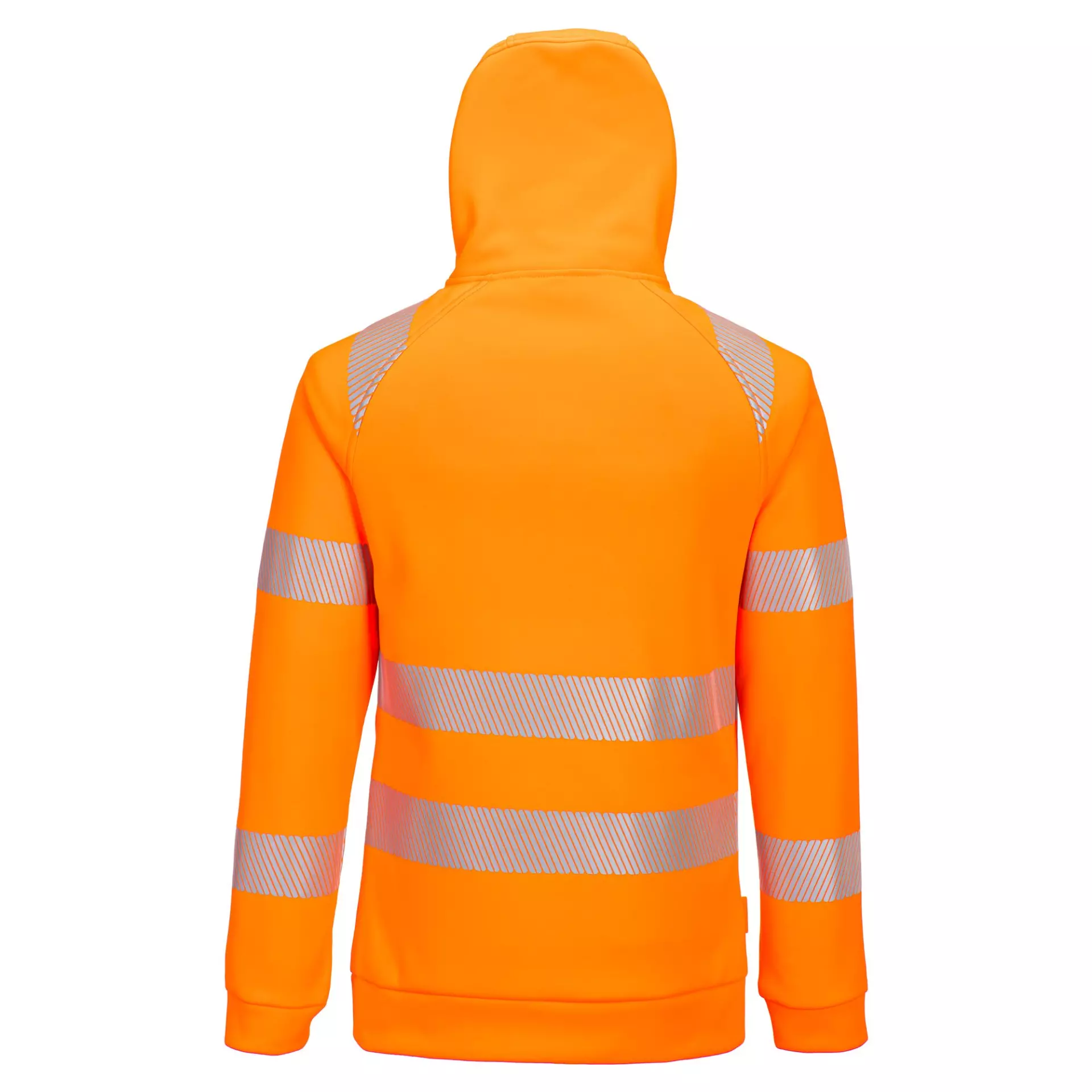 Portwest DX482OBR, DX4 Hi-Vis 1/4 Zip Hoodie, Orange/Black, image 2