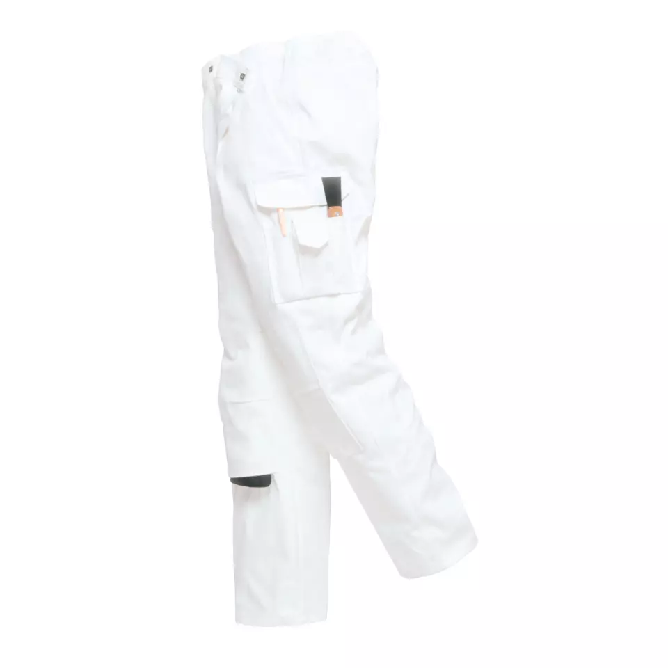 Portwest S817WHR, Painters Trousers, White, image 2, gallery thumbnail