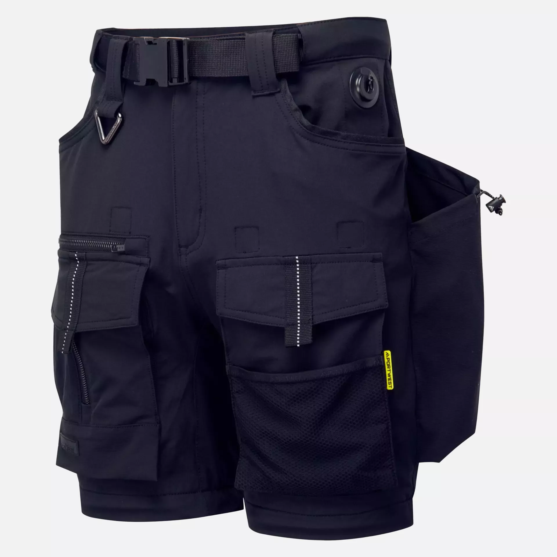 Portwest BX321BKY, Ultimate Modular 3-in-1 Trousers, Black/Yellow, image 6