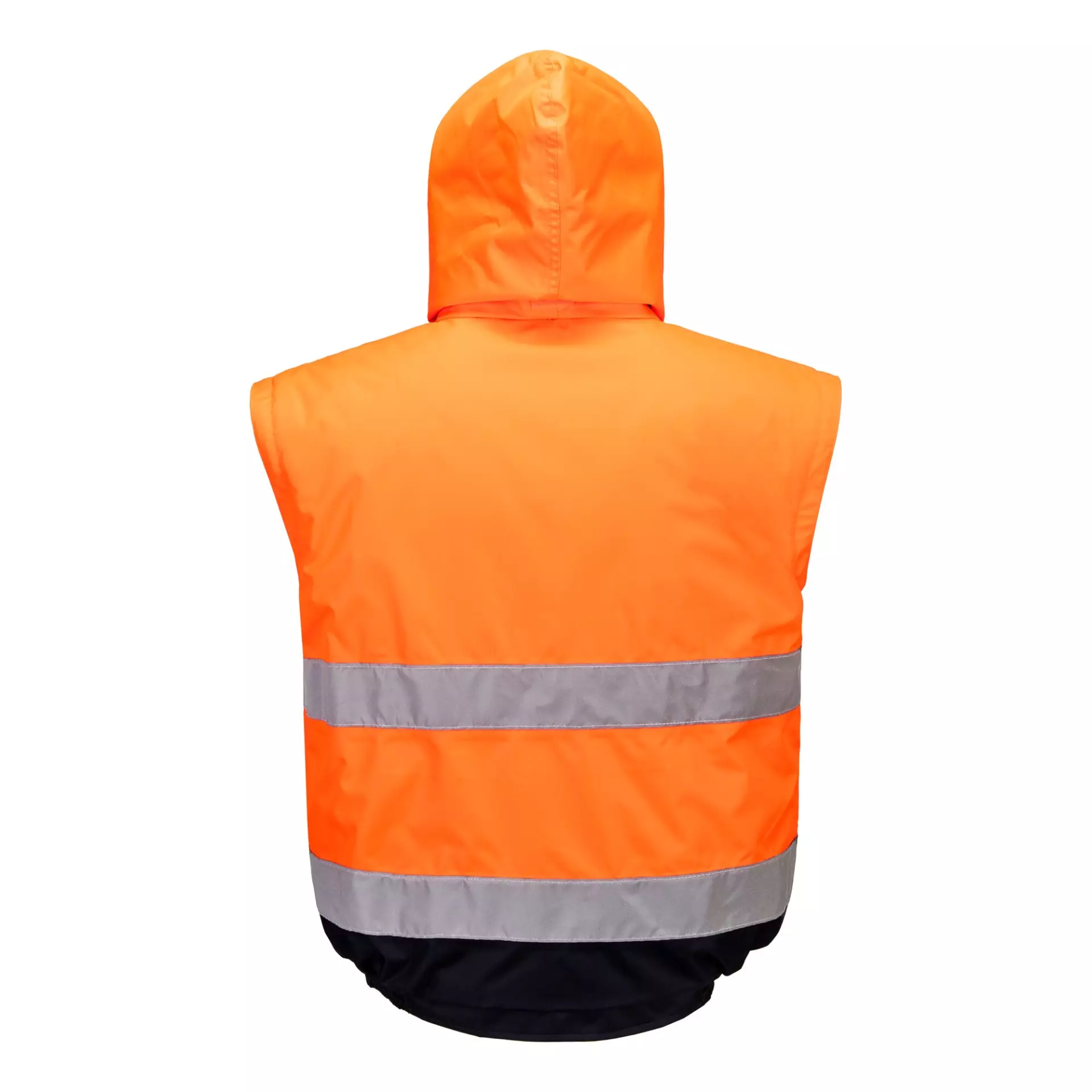 Portwest C468ORR, Hi-Vis 2-in-1 Contrast Bomber Jacket, Orange, image 4