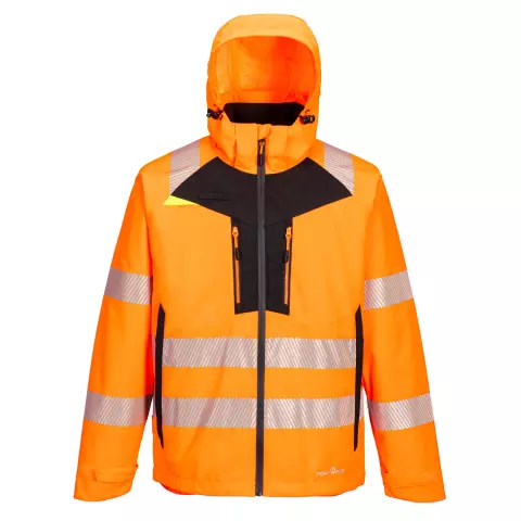DX466OBR, Portwest DX4 Hi-Vis 4-in-1 Jacke, Orange/Schwarz