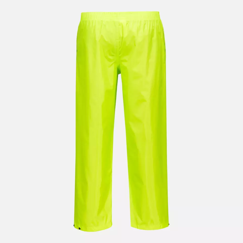 Portwest S441YER, Classic Rain Trousers, Yellow, image 2, gallery thumbnail