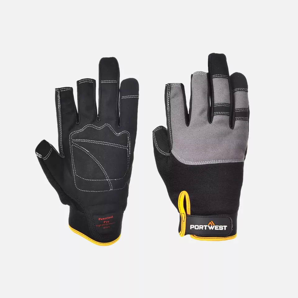 Portwest A740BKR, Powertool Pro - High Performance Glove, Black, image 2, gallery thumbnail