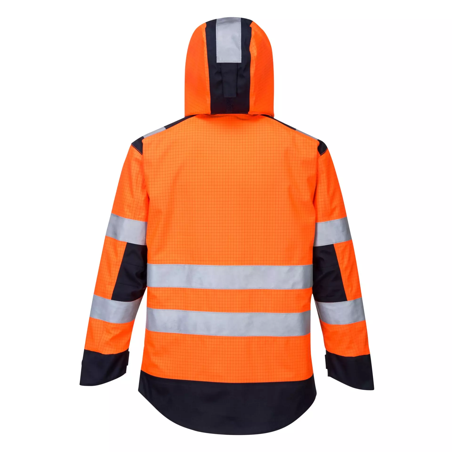 Portwest MV70ONR, Modaflame Rain Multi Norm Arc Jacket, Orange/Navy, image 2