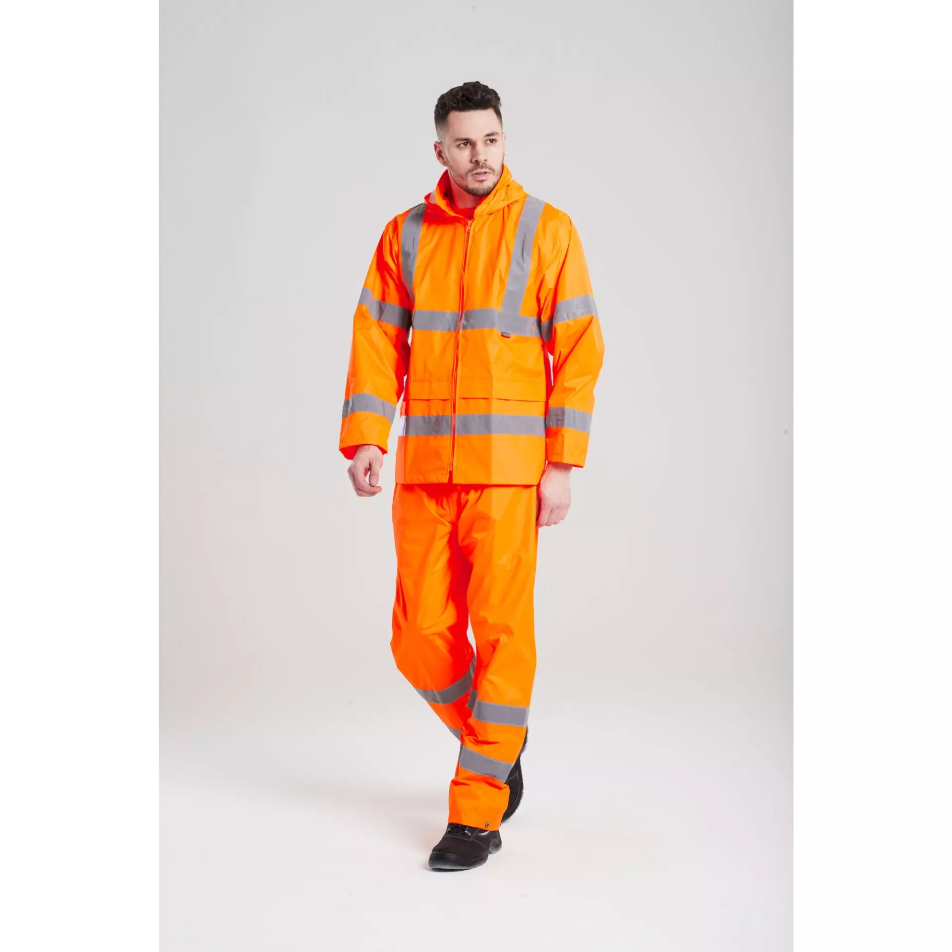 Portwest H440ORR, Hi-Vis Rain Jacket, Orange, image 6