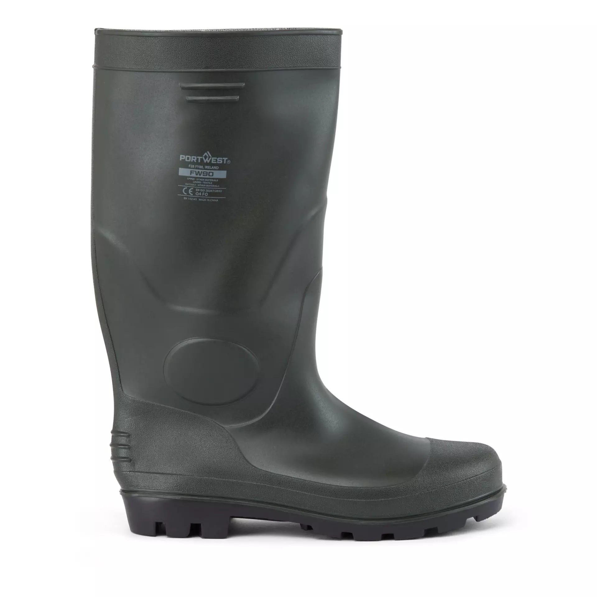 Portwest FW90GNR, Occupational PVC Wellington O4 FO, Green, image 1