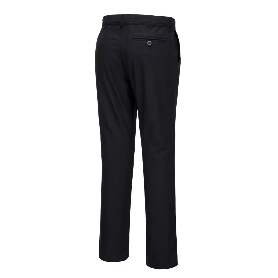 Portwest S232BKR, WX2 Eco Stretch Slim Chino Trousers, Black, image 2, gallery thumbnail
