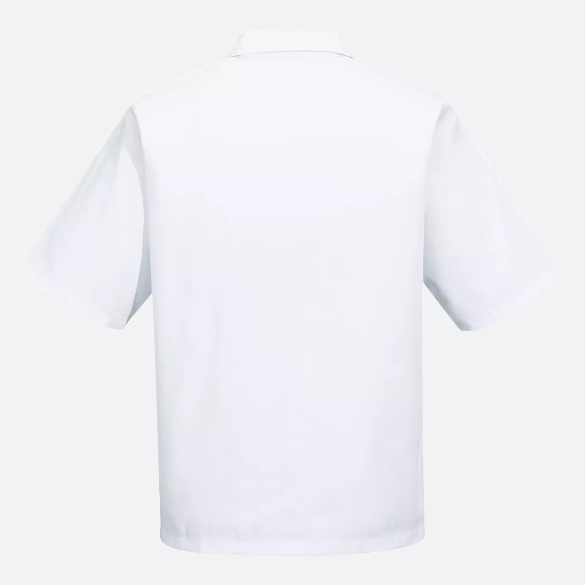 Portwest 2209WHR, Baker's No Pocket Shirt S/S, White, image 2