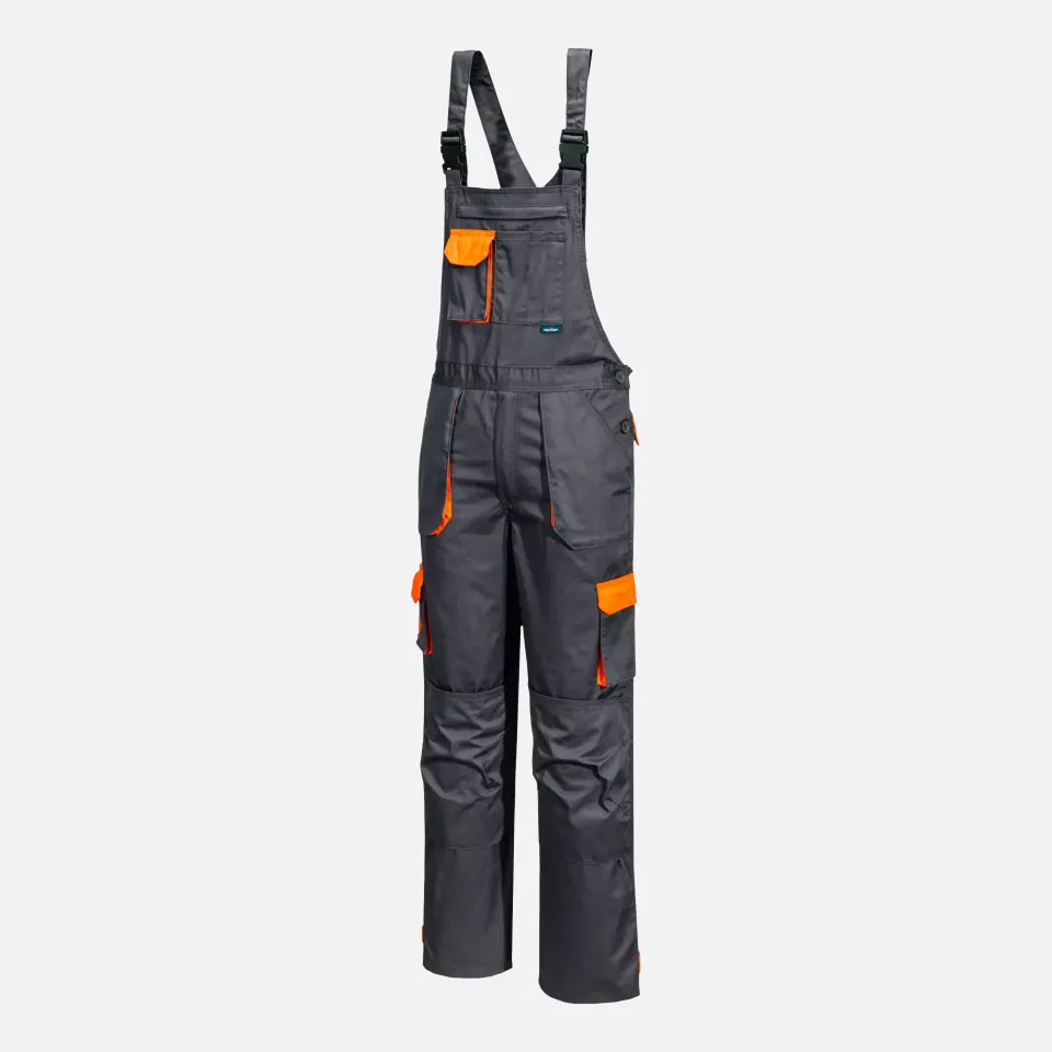 Portwest TX12GRR, Texo Contrast Bib and Brace, Grey, image 9, gallery thumbnail