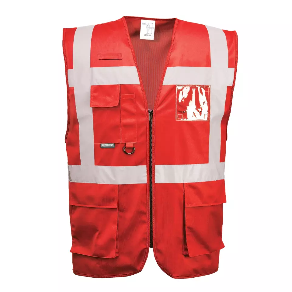 Portwest F476RER, Iona Executive Vest, Red