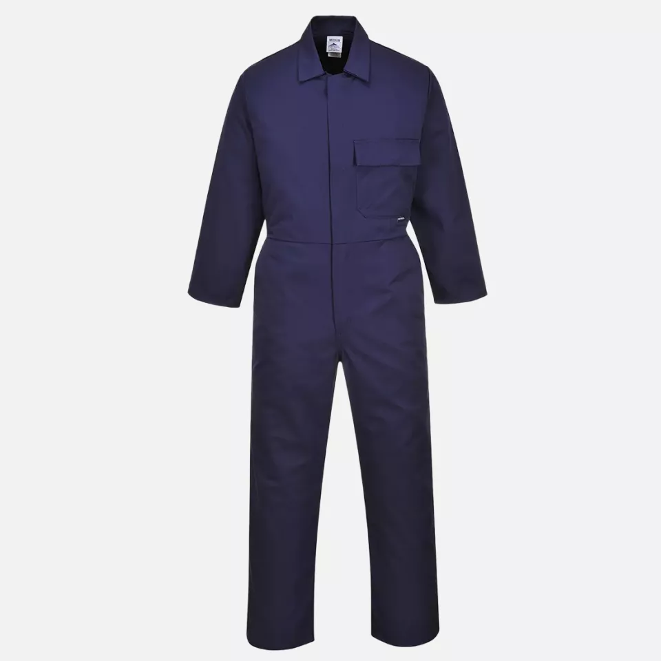 Portwest C802NAT, Classic Coverall, Navy Tall, image 1, gallery thumbnail