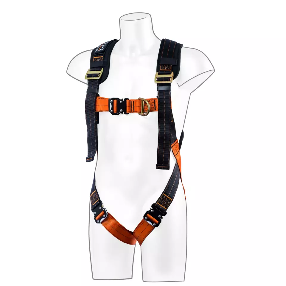Portwest FP72K1R, Ultra 2-punkts sele, svart/orange, image 1, gallery thumbnail