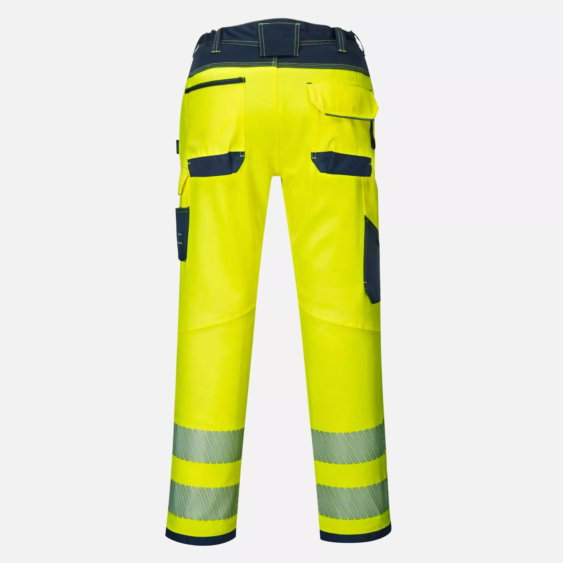 Portwest PW340YNR, PW3 Hi-Vis Work Trousers, Yellow/Navy, image 2