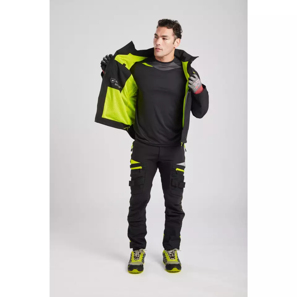 Portwest DX463BKR, DX4 Rain Jacket, Black, image 11, gallery thumbnail