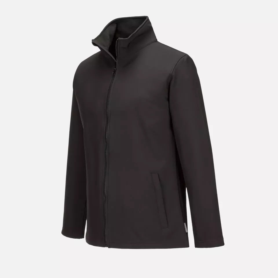 Portwest TK21BKR, Women's Print and Promo Softshell (2L), Black, image 3, gallery thumbnail